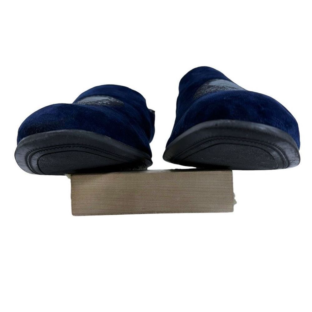 International Concepts Blue Velvet Skull Loafers Men’s Size 13 - Picture 7 of 11